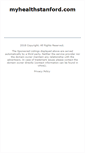 Mobile Screenshot of myhealthstanford.com